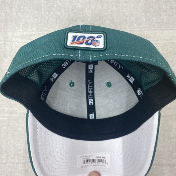 New York Jets Cap New Era NFL 100 Fitted S/M Hat Embroidered Logo Football - Picture 12 of 16